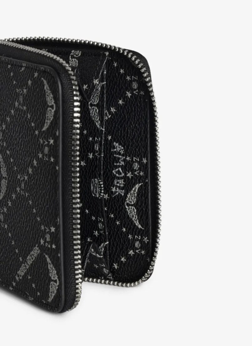 Zadig & Voltaire mini ZV monogram wallet, interior